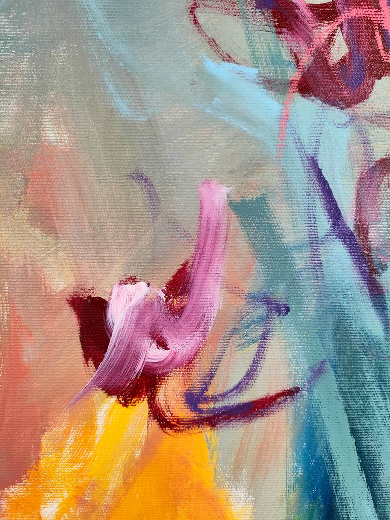 Original Abstract Expressionism Abstract Painting by Emily Starck