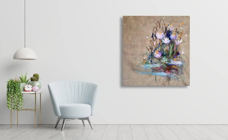 Original Floral Painting by Emily STARCK