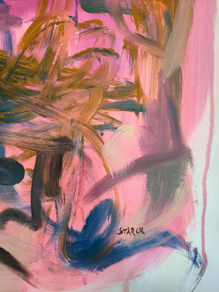 Original Abstract Expressionism Abstract Painting by Emily Starck
