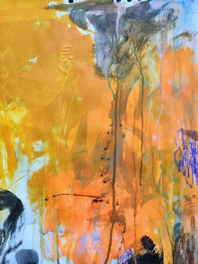 Original Abstract Expressionism Abstract Painting by Emily STARCK