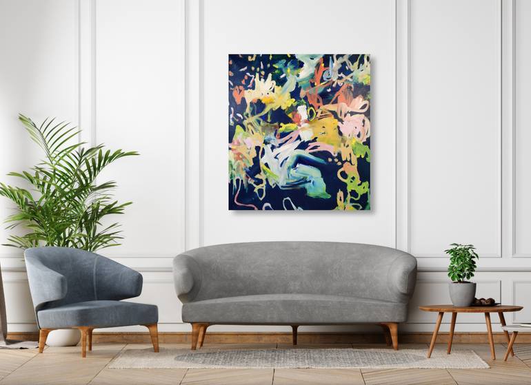 Original Abstract Expressionism Abstract Painting by Emily Starck