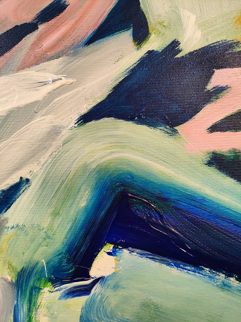 Original Abstract Expressionism Abstract Painting by Emily Starck