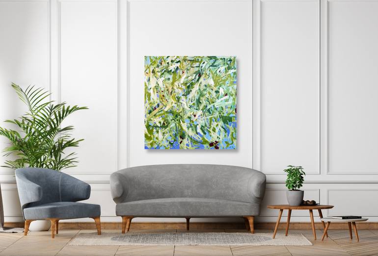 Original Abstract Botanic Painting by Emily STARCK