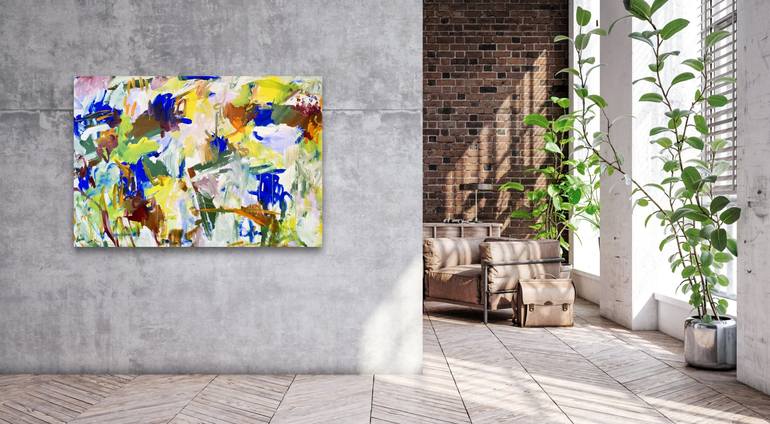 Original Abstract Expressionism Abstract Painting by Emily STARCK