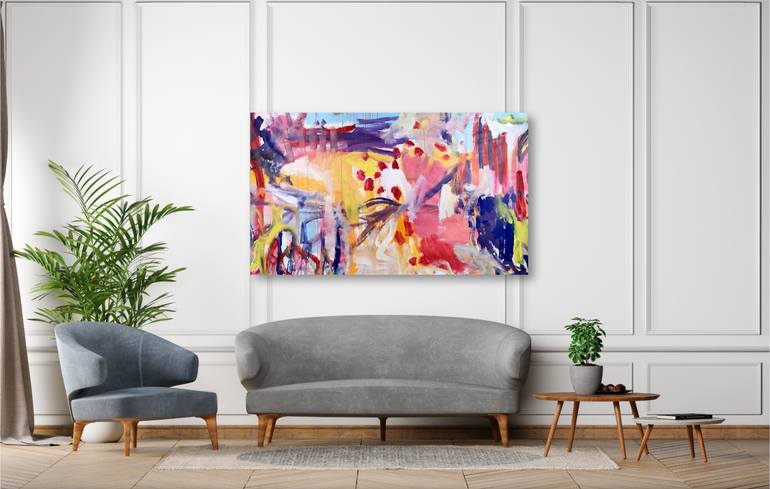 Original Abstract Expressionism Abstract Painting by Emily Starck