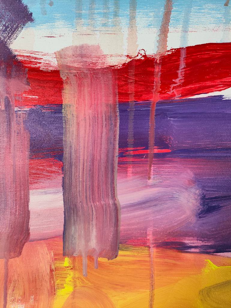 Original Abstract Expressionism Abstract Painting by Emily Starck