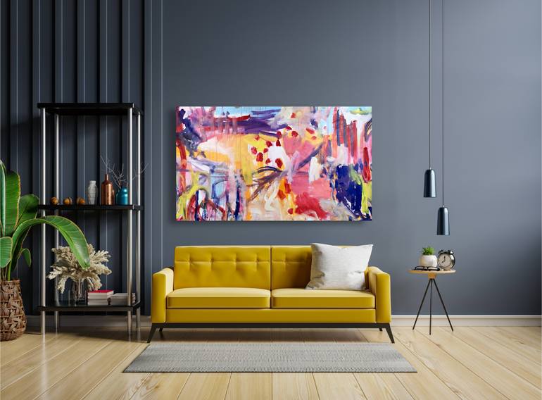 Original Abstract Expressionism Abstract Painting by Emily Starck