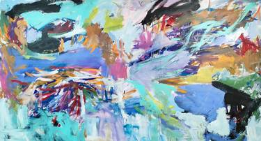 Original Abstract Expressionism Seascape Paintings by Emily STARCK