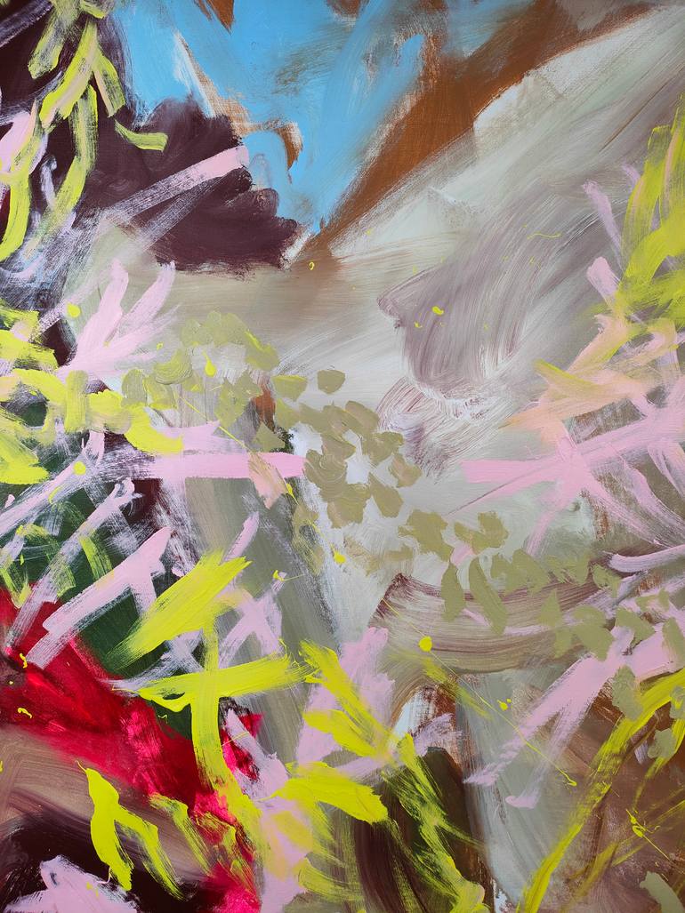 Original Abstract Expressionism Abstract Painting by Emily Starck