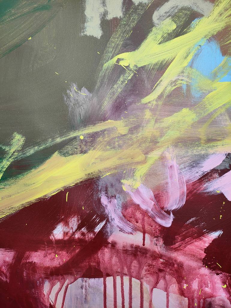 Original Abstract Expressionism Abstract Painting by Emily Starck