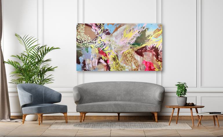 Original Abstract Expressionism Abstract Painting by Emily Starck