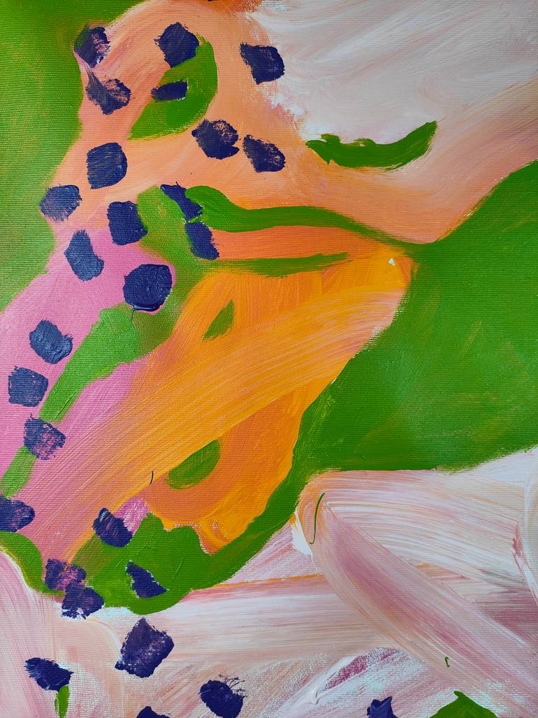 Original Abstract Expressionism Abstract Painting by Emily Starck