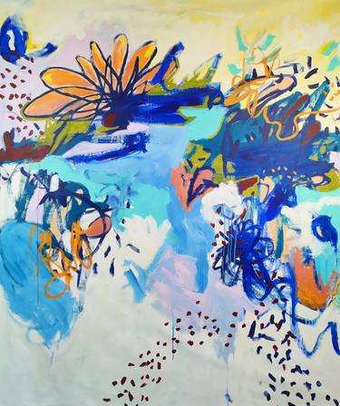 Original Abstract Expressionism Botanic Paintings by Emily STARCK