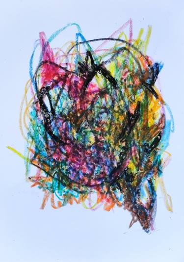 Original Abstract Expressionism Abstract Drawings by Emily STARCK