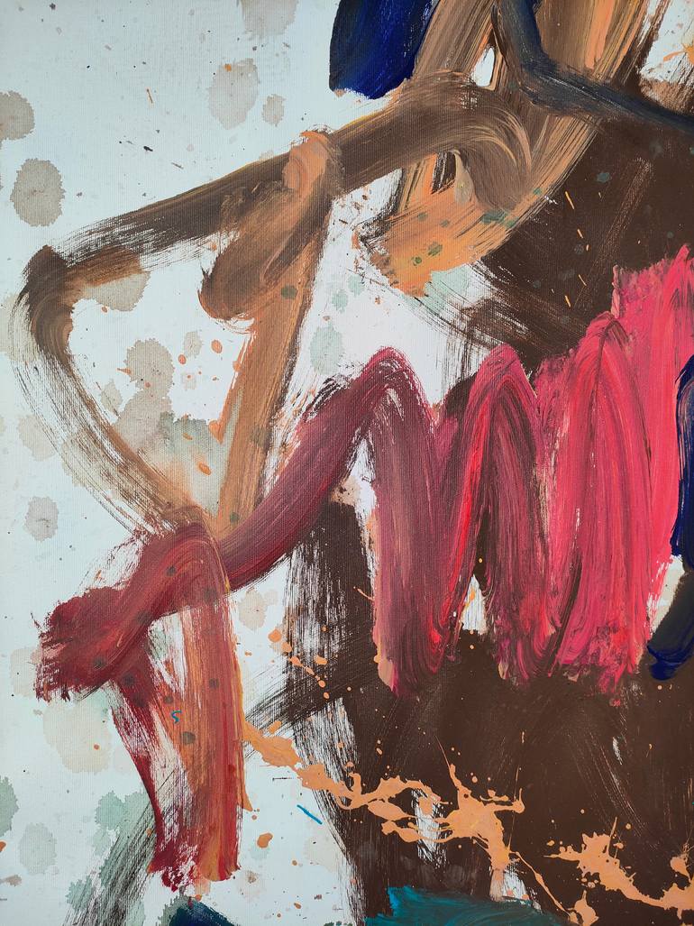 Original Abstract Expressionism Abstract Painting by Emily Starck