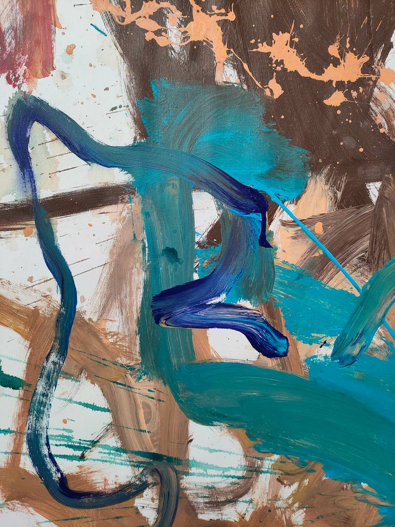 Original Abstract Expressionism Abstract Painting by Emily Starck