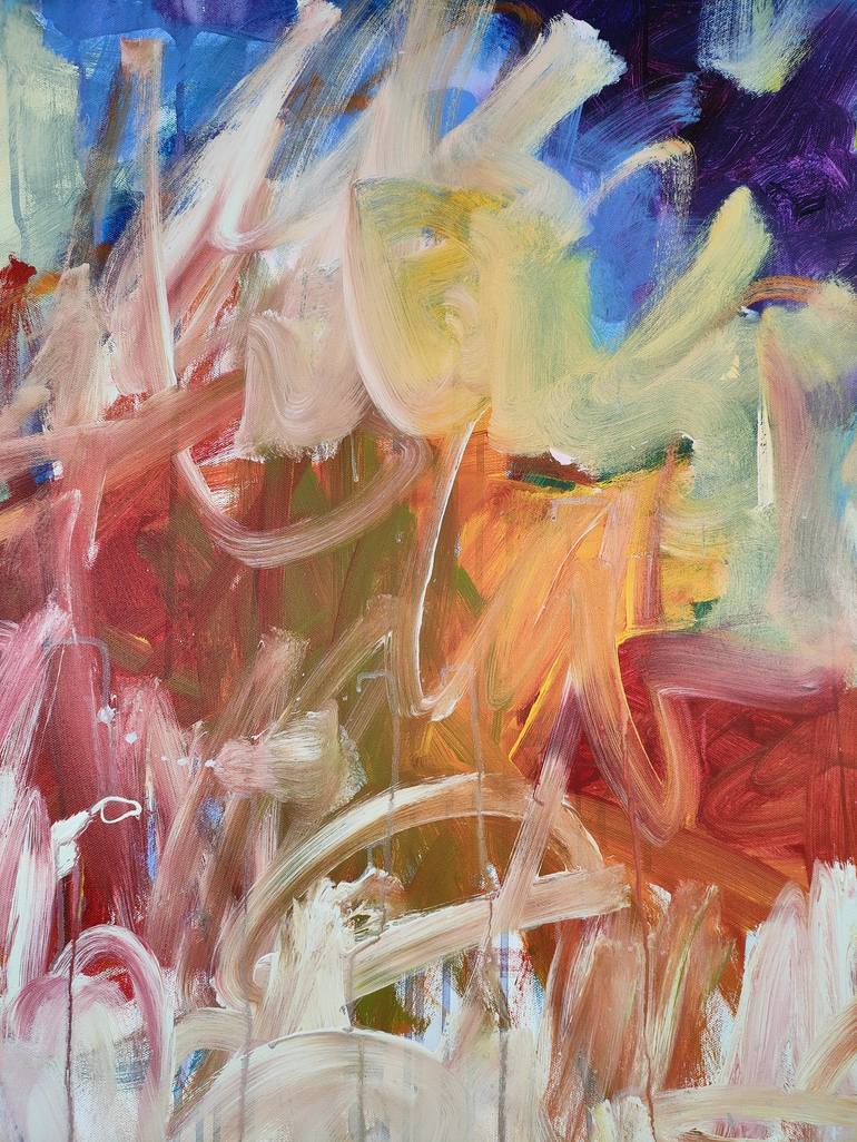 Original Abstract Expressionism Abstract Painting by Emily STARCK