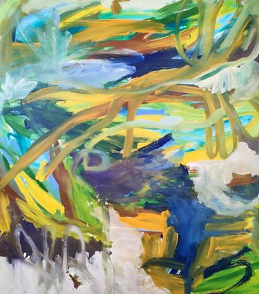 Original Abstract Expressionism Botanic Paintings by Emily STARCK