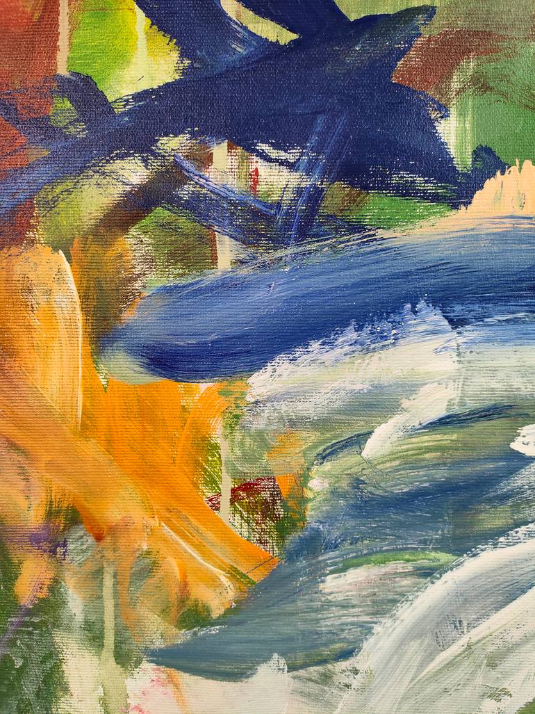 Original Abstract Expressionism Abstract Painting by Emily Starck