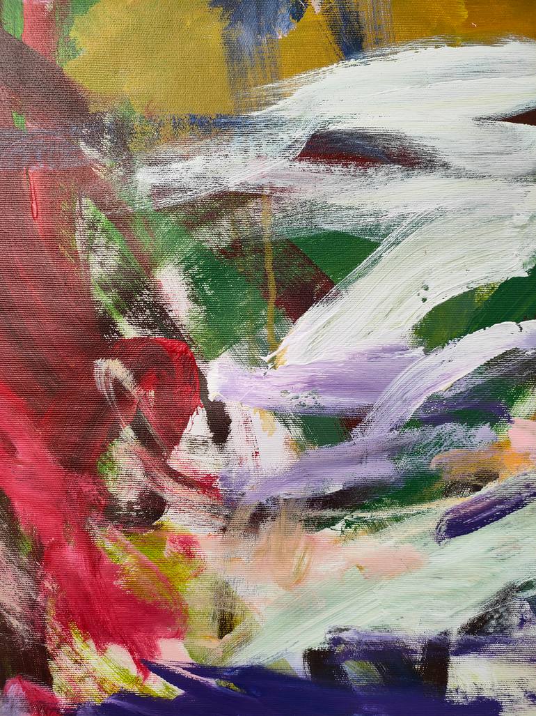 Original Abstract Expressionism Abstract Painting by Emily Starck