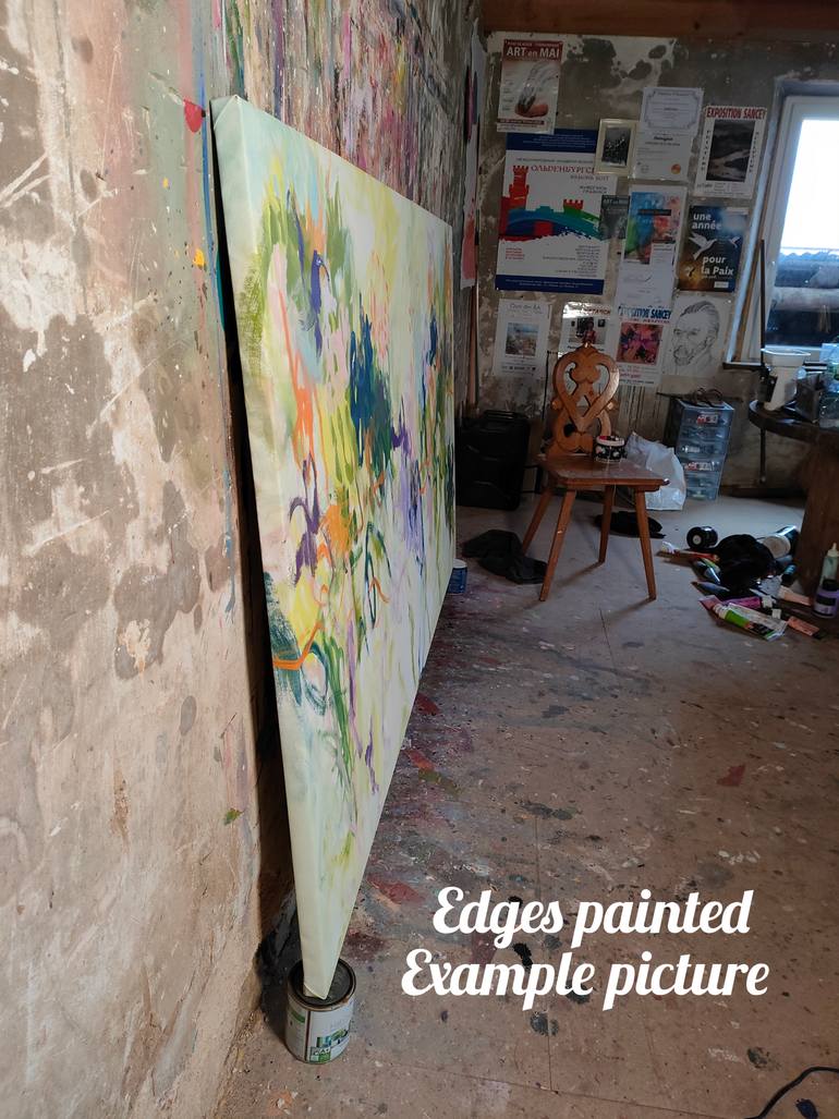 Original Abstract Expressionism Abstract Painting by Emily Starck