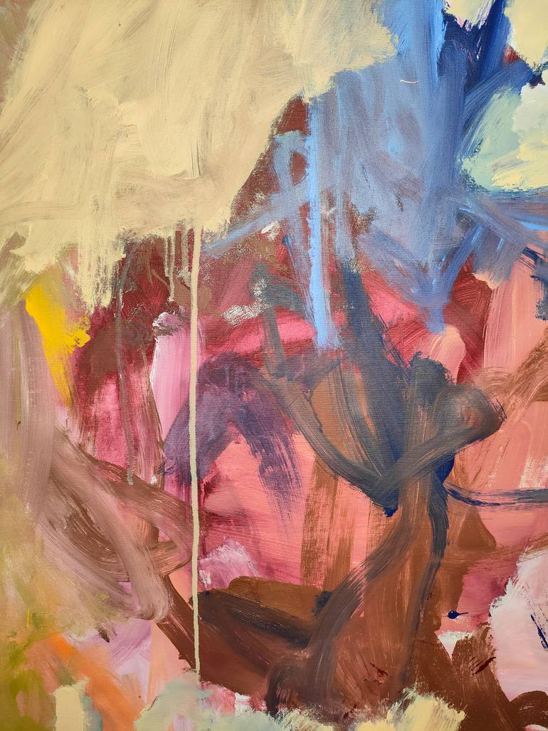 Original Abstract Expressionism Abstract Painting by Emily Starck