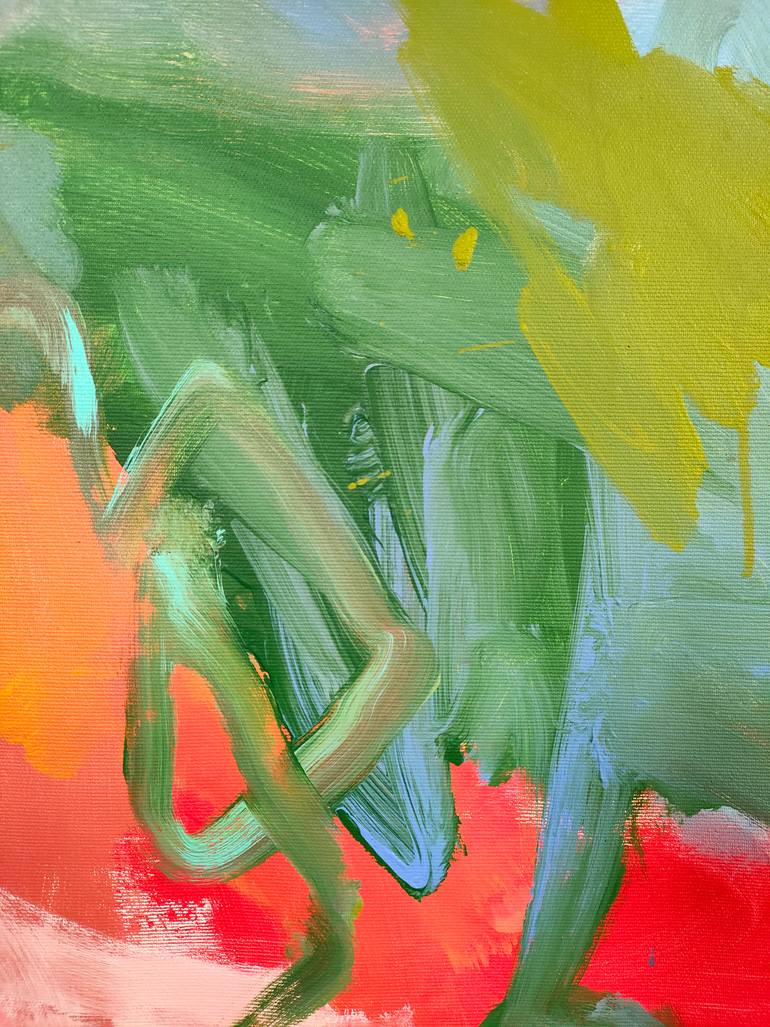 Original Abstract Expressionism Abstract Painting by Emily Starck