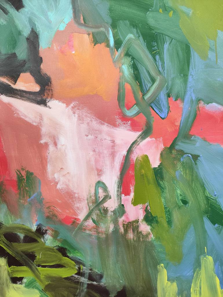 Original Abstract Expressionism Abstract Painting by Emily Starck