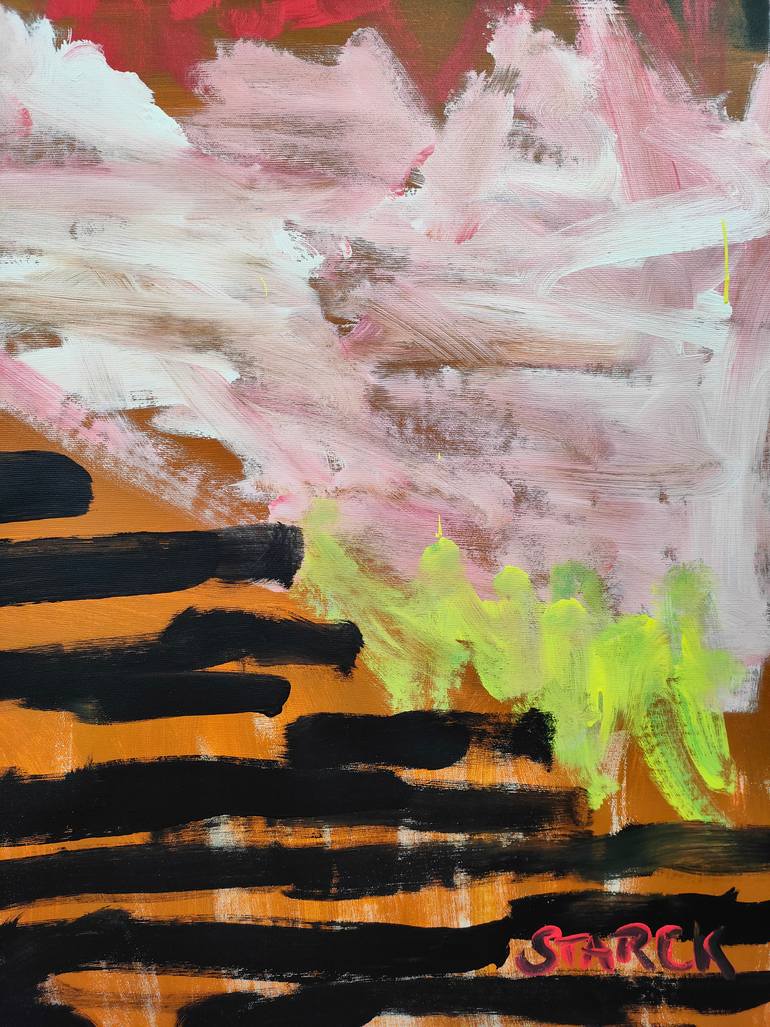 Original Abstract Expressionism Abstract Painting by Emily Starck
