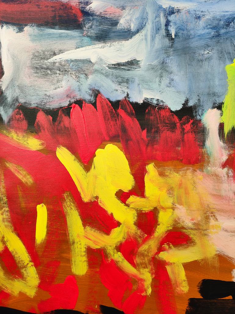 Original Abstract Expressionism Abstract Painting by Emily Starck