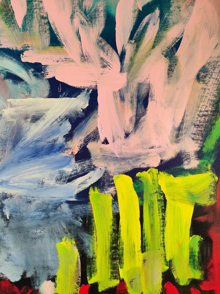 Original Abstract Expressionism Abstract Painting by Emily Starck