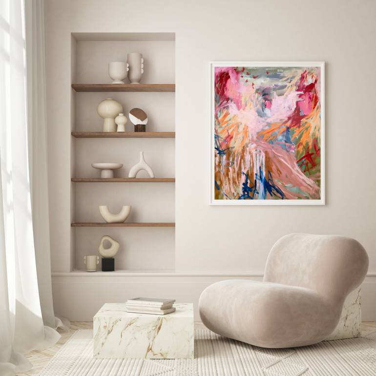 Original Abstract Expressionism Abstract Painting by Emily Starck