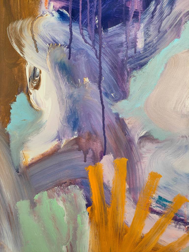 Original Abstract Expressionism Abstract Painting by Emily Starck