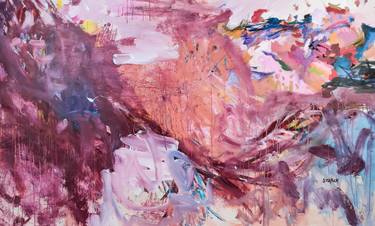 Original Abstract Expressionism Abstract Paintings by Emily Starck