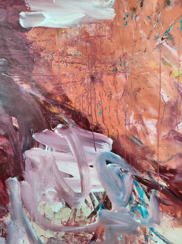 Original Abstract Expressionism Abstract Painting by Emily Starck