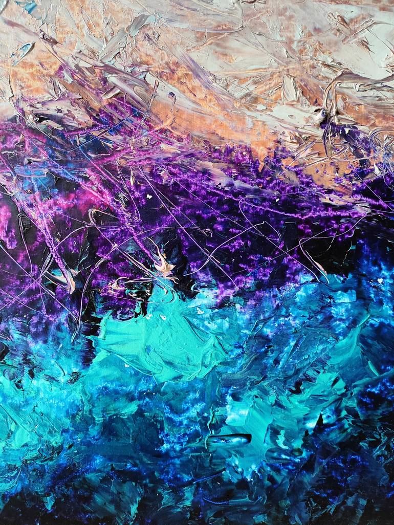 Original Fine Art Abstract Painting by Emily STARCK