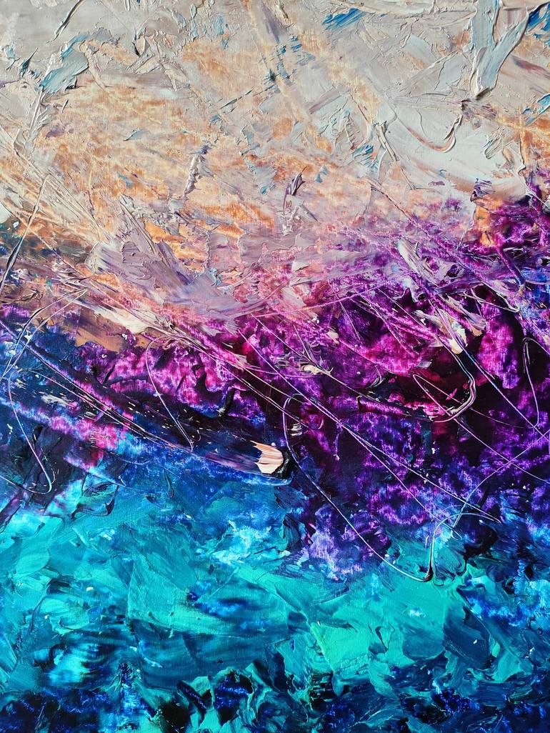 Original Fine Art Abstract Painting by Emily STARCK