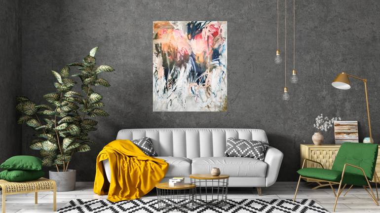 Original Abstract Expressionism Abstract Painting by Emily Starck
