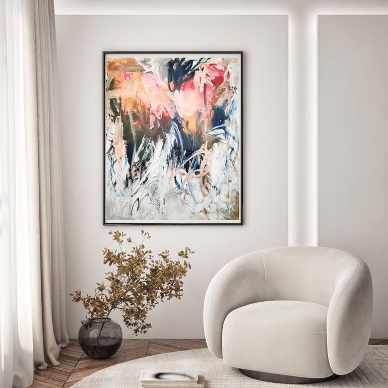Original Abstract Expressionism Abstract Painting by Emily Starck