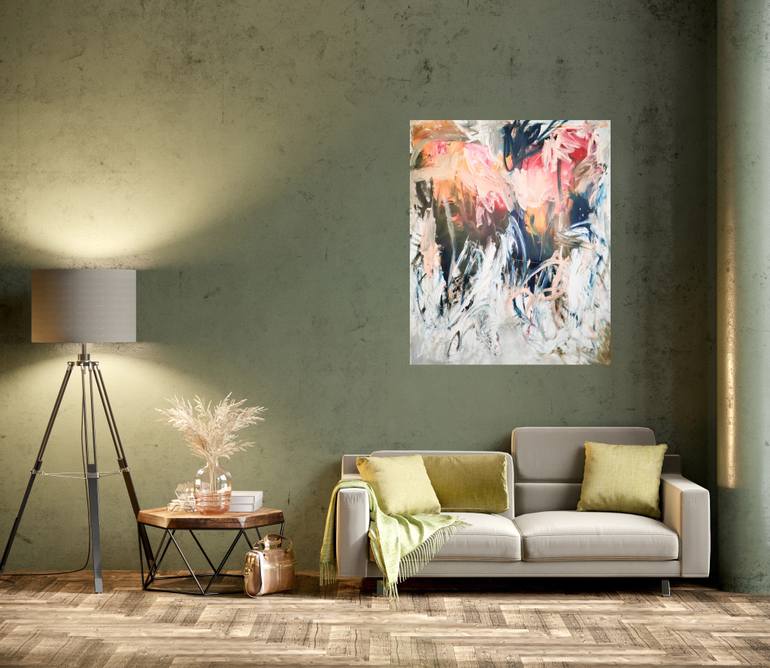 Original Abstract Expressionism Abstract Painting by Emily Starck