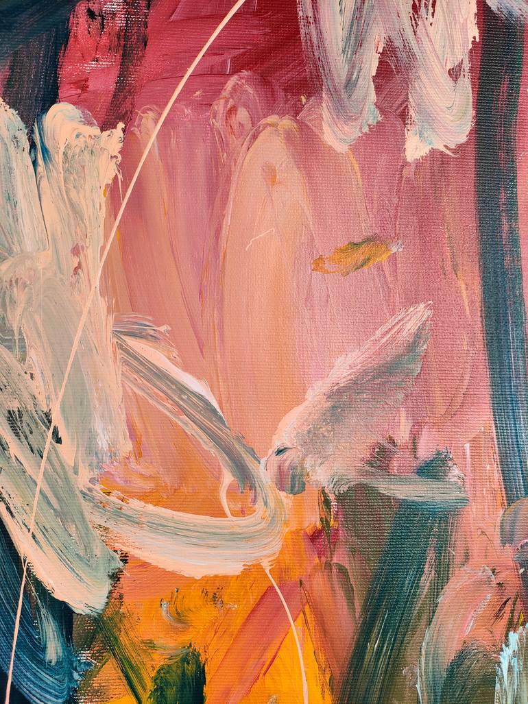 Original Abstract Expressionism Abstract Painting by Emily Starck