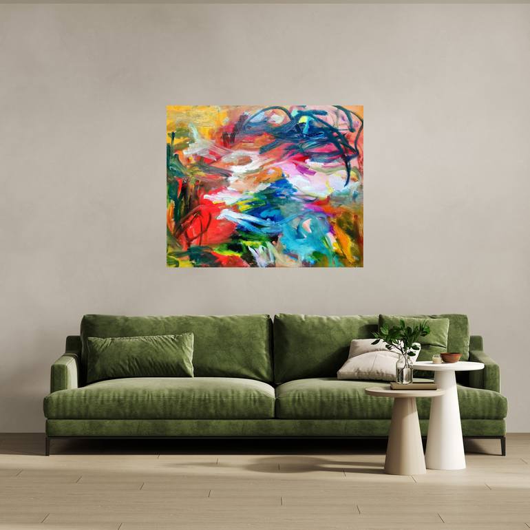 Original Abstract Expressionism Abstract Painting by Emily STARCK