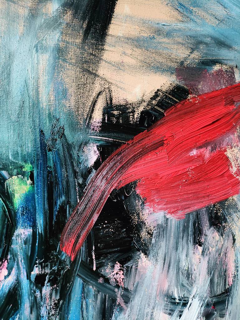 Original Abstract Expressionism Abstract Painting by Emily STARCK