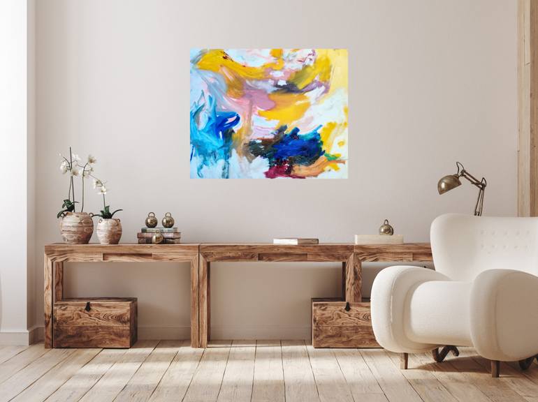 Original Abstract Expressionism Abstract Painting by Emily Starck
