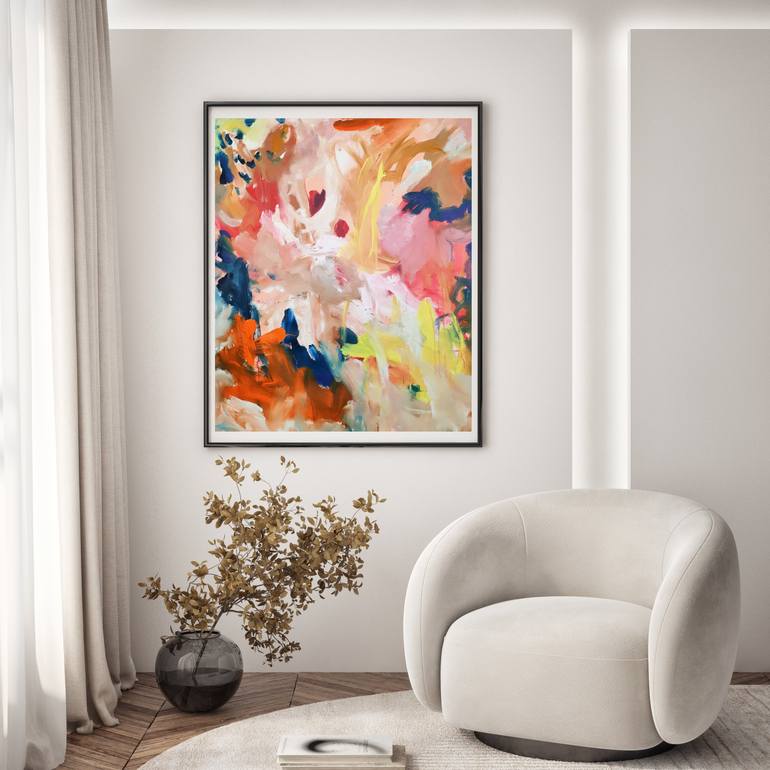 Original Abstract Expressionism Abstract Painting by Emily Starck