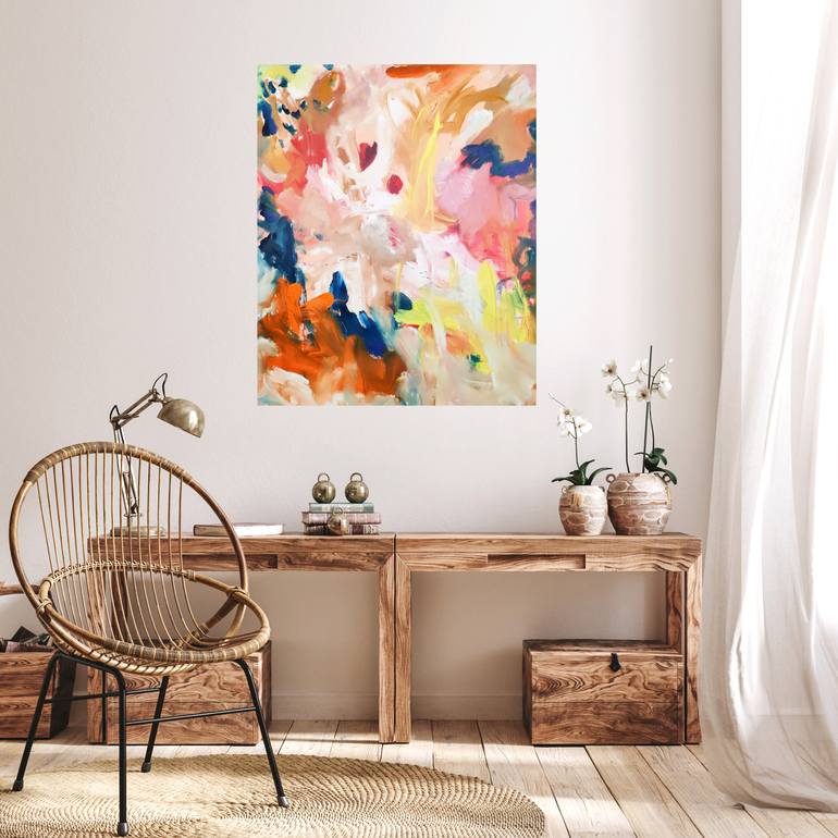 Original Abstract Expressionism Abstract Painting by Emily Starck