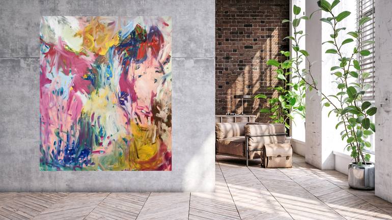 Original Abstract Expressionism Abstract Painting by Emily Starck