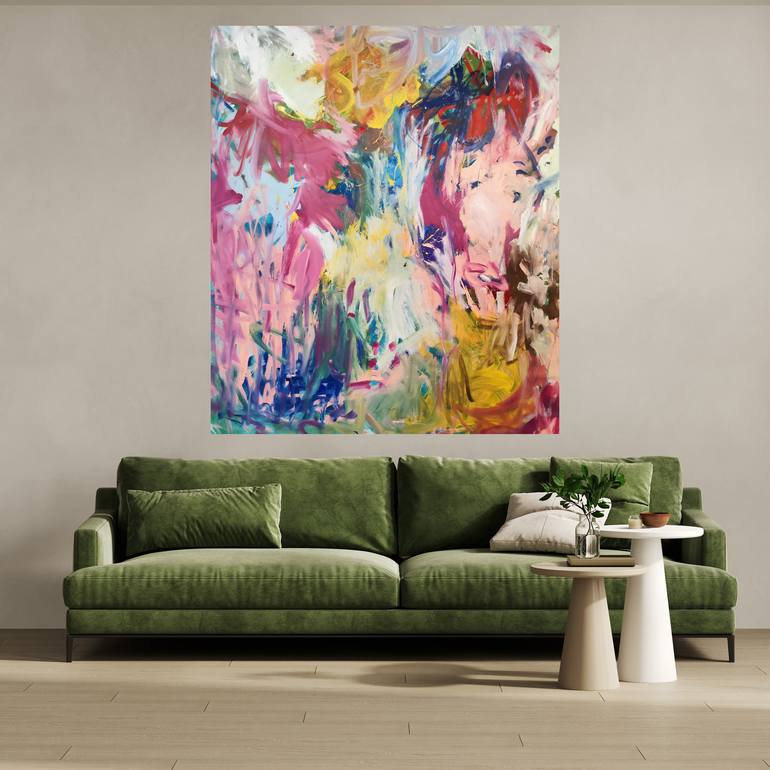 Original Abstract Expressionism Abstract Painting by Emily STARCK