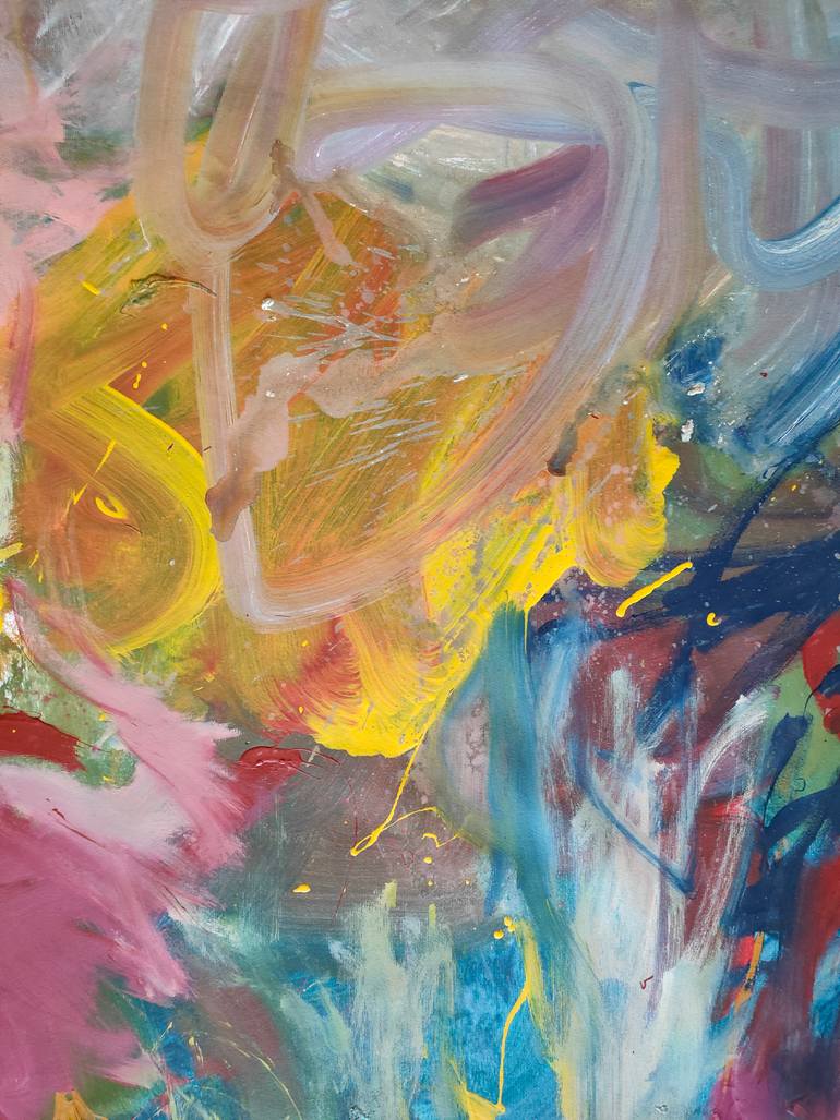 Original Abstract Expressionism Abstract Painting by Emily Starck