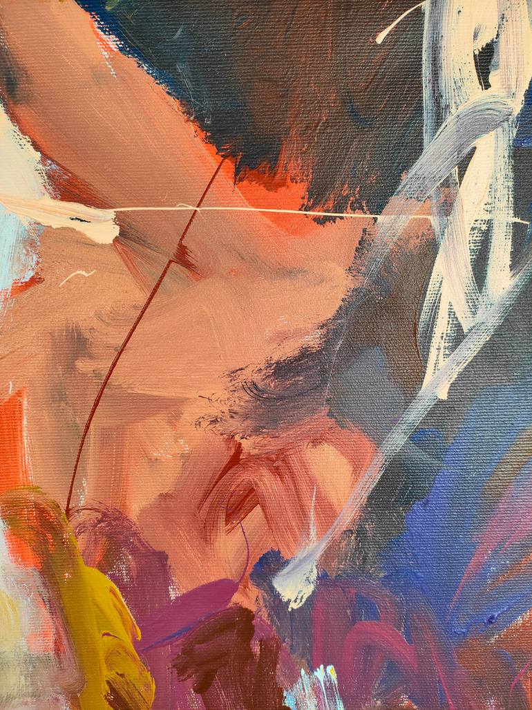 Original Abstract Expressionism Abstract Painting by Emily Starck